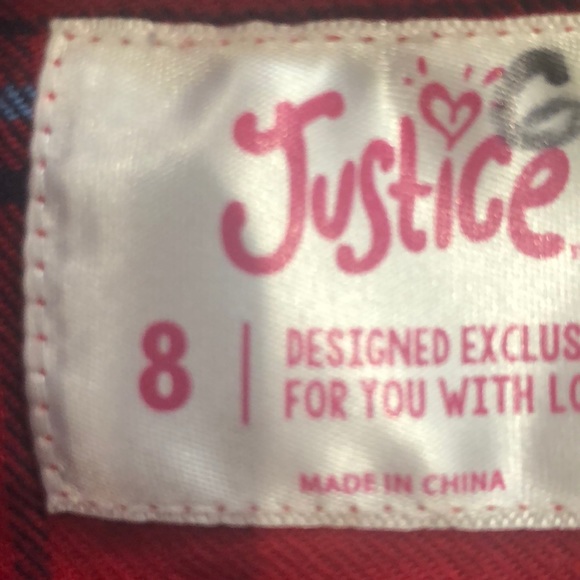 Justice Holiday top - Picture 5 of 5